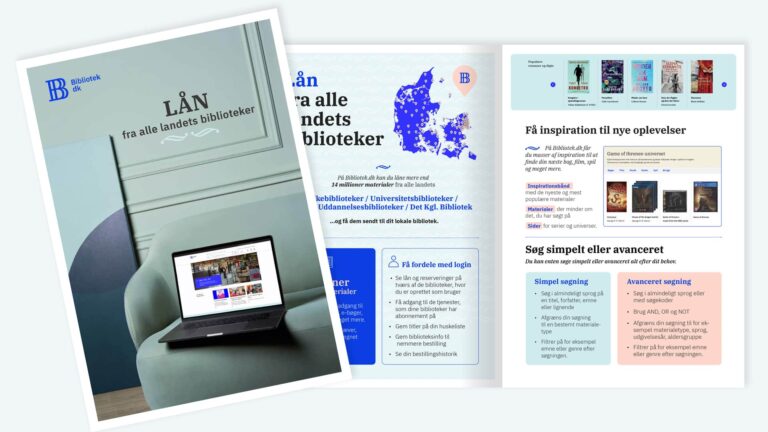 Bibliotek.dk PR folder